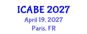 International Conference on Accounting, Business and Economics (ICABE) April 19, 2027 - Paris, France