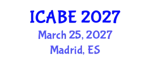International Conference on Accounting, Business and Economics (ICABE) March 25, 2027 - Madrid, Spain