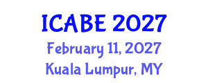 International Conference on Accounting, Business and Economics (ICABE) February 11, 2027 - Kuala Lumpur, Malaysia