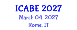 International Conference on Accounting, Business and Economics (ICABE) March 04, 2027 - Rome, Italy