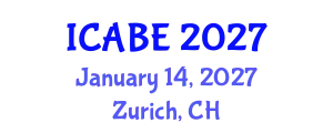 International Conference on Accounting, Business and Economics (ICABE) January 14, 2027 - Zurich, Switzerland