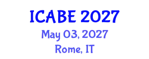 International Conference on Accounting, Business and Economics (ICABE) May 03, 2027 - Rome, Italy