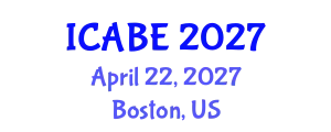 International Conference on Accounting, Business and Economics (ICABE) April 22, 2027 - Boston, United States