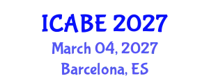 International Conference on Accounting, Business and Economics (ICABE) March 04, 2027 - Barcelona, Spain