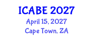 International Conference on Accounting, Business and Economics (ICABE) April 15, 2027 - Cape Town, South Africa
