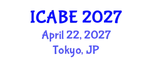International Conference on Accounting, Business and Economics (ICABE) April 22, 2027 - Tokyo, Japan