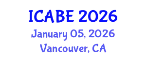 International Conference on Accounting, Business and Economics (ICABE) January 05, 2026 - Vancouver, Canada