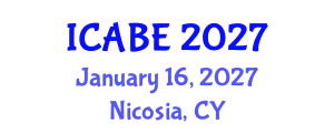 International Conference on Accounting, Business and Economics (ICABE) January 16, 2027 - Nicosia, Cyprus