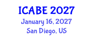 International Conference on Accounting, Business and Economics (ICABE) January 16, 2027 - San Diego, United States