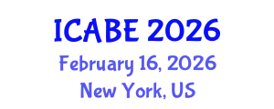 International Conference on Accounting, Business and Economics (ICABE) February 16, 2026 - New York, United States