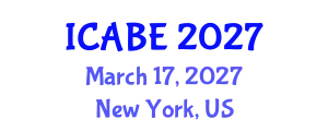 International Conference on Accounting, Business and Economics (ICABE) March 17, 2027 - New York, United States