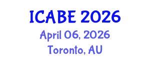 International Conference on Accounting, Business and Economics (ICABE) April 06, 2026 - Toronto, Australia