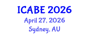 International Conference on Accounting, Business and Economics (ICABE) April 27, 2026 - Sydney, Australia