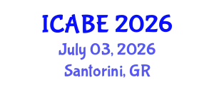 International Conference on Accounting, Business and Economics (ICABE) July 03, 2026 - Santorini, Greece