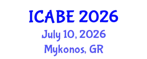 International Conference on Accounting, Business and Economics (ICABE) July 10, 2026 - Mykonos, Greece