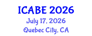 International Conference on Accounting, Business and Economics (ICABE) July 17, 2026 - Quebec City, Canada