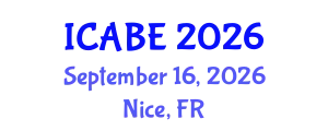 International Conference on Accounting, Business and Economics (ICABE) September 16, 2026 - Nice, France