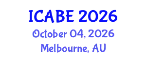 International Conference on Accounting, Business and Economics (ICABE) October 04, 2026 - Melbourne, Australia