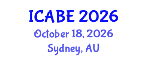 International Conference on Accounting, Business and Economics (ICABE) October 18, 2026 - Sydney, Australia