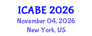 International Conference on Accounting, Business and Economics (ICABE) November 04, 2026 - New York, United States