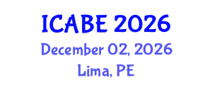 International Conference on Accounting, Business and Economics (ICABE) December 02, 2026 - Lima, Peru