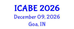 International Conference on Accounting, Business and Economics (ICABE) December 09, 2026 - Goa, India