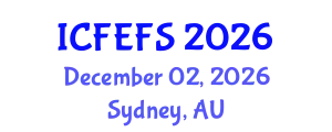 International Conference on Forecasting Economic and Financial Systems (ICFEFS) December 02, 2026 - Sydney, Australia
