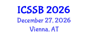 International Conference on Social Sciences and Business (ICSSB) December 27, 2026 - Vienna, Austria