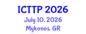 International Conference on Traffic and Transportation Psychology (ICTTP) July 10, 2026 - Mykonos, Greece