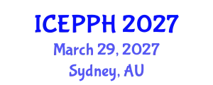 International Conference on Environmental Pollution and Public Health (ICEPPH) March 29, 2027 - Sydney, Australia