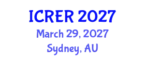 International Conference on Radioecology and Environmental Radioactivity (ICRER) March 29, 2027 - Sydney, Australia