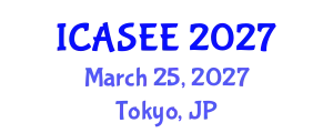 International Conference on Agriculture Science and Environment Engineering (ICASEE) March 25, 2027 - Tokyo, Japan