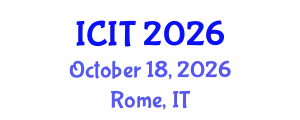 International Conference on Interpreting and Translation (ICIT) October 18, 2026 - Rome, Italy