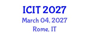 International Conference on Interpreting and Translation (ICIT) March 04, 2027 - Rome, Italy