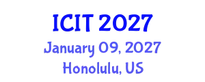 International Conference on Interpreting and Translation (ICIT) January 09, 2027 - Honolulu, United States