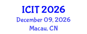 International Conference on Interpreting and Translation (ICIT) December 09, 2026 - Macau, China