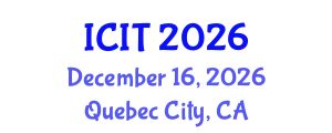 International Conference on Interpreting and Translation (ICIT) December 16, 2026 - Quebec City, Canada