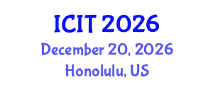 International Conference on Interpreting and Translation (ICIT) December 20, 2026 - Honolulu, United States