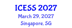 International Conference on Economic and Social Studies (ICESS) March 29, 2027 - Singapore, Singapore