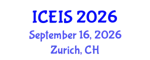 International Conference on Enterprise Information Systems (ICEIS) September 16, 2026 - Zurich, Switzerland