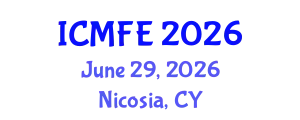 International Conference on Management, Finance and Entrepreneurship (ICMFE) June 29, 2026 - Nicosia, Cyprus