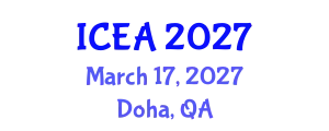 International Conference on Engineering and Architecture (ICEA) March 17, 2027 - Doha, Qatar