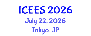 International Conference on Earthquake Engineering and Seismology (ICEES) July 22, 2026 - Tokyo, Japan