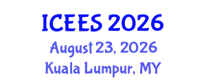 International Conference on Earthquake Engineering and Seismology (ICEES) August 23, 2026 - Kuala Lumpur, Malaysia