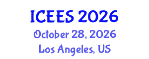 International Conference on Earthquake Engineering and Seismology (ICEES) October 28, 2026 - Los Angeles, United States