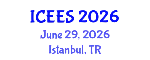 International Conference on Earthquake Engineering and Seismology (ICEES) June 29, 2026 - Istanbul, Turkey