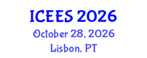 International Conference on Earthquake Engineering and Seismology (ICEES) October 28, 2026 - Lisbon, Portugal