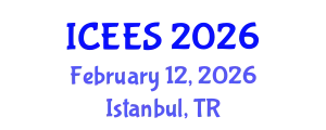 International Conference on Earthquake Engineering and Seismology (ICEES) February 12, 2026 - Istanbul, Turkey