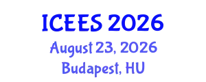 International Conference on Earthquake Engineering and Seismology (ICEES) August 23, 2026 - Budapest, Hungary