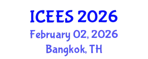 International Conference on Earthquake Engineering and Seismology (ICEES) February 02, 2026 - Bangkok, Thailand